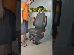 Siège de chauffeur de camion M801 Siège à suspension mécanique en cuir PU personnalisé