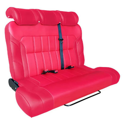 acheter Siège de lit pliant pour camping-car rouge personnalisé Siège pliant pour van avec ceinture de sécurité online manufacture