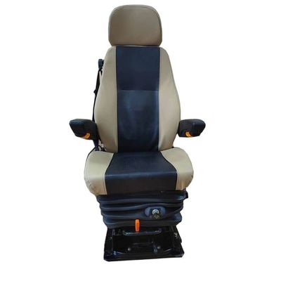 Sièges de suspension de camion noir beige avec fonction de chauffage par ventilation