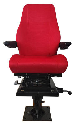 siège du conducteur du train 360 rotation siège statique rouge S802 base réglable