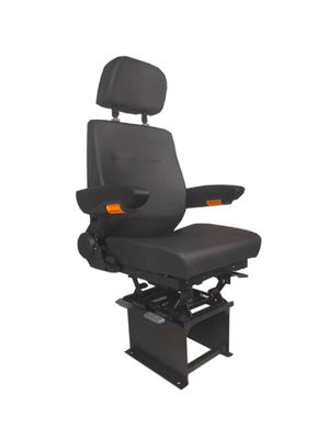 Siège statique arrière réglable S802 Siège de camion de conduite aérienne en tissu en cuir PU