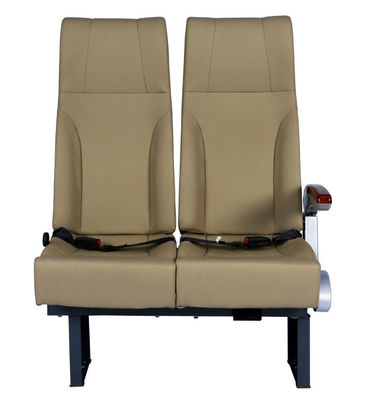 Siège de minibus confortable Siège de passager beige Matériau en PU
