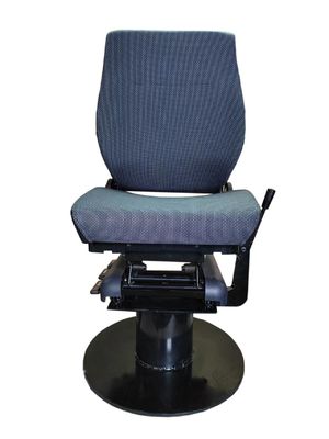Sièges de conducteur sans suspension gris Sièges mécaniques avec revêtement en tissu